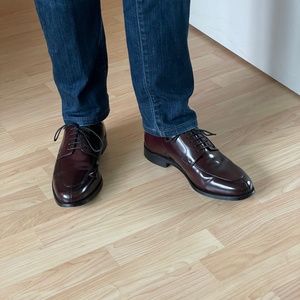Cole Haan Burgundy Leather Mens Shoes